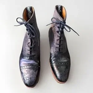john fluevog brown suede gateway hartford flat brouged dress lace up boots 8 Hartford: Mens - Brown | Flat Brogued Dress Boot | Fluevog Shoes main image 3